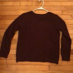 Maroon Knitted Sweater